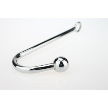 30*250mm Stainless Steel anal hook Ball Anal Plug 